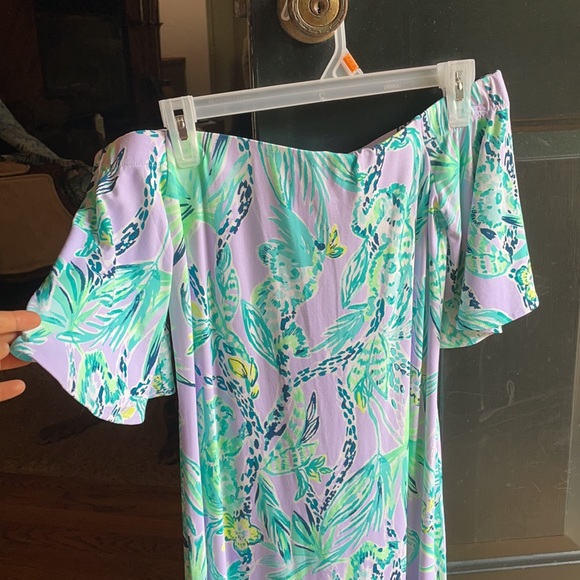 Fawcell dress off the shoulder floral size XS - Picture 4 of 17